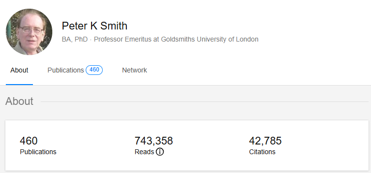 ピーター・K・スミス教授