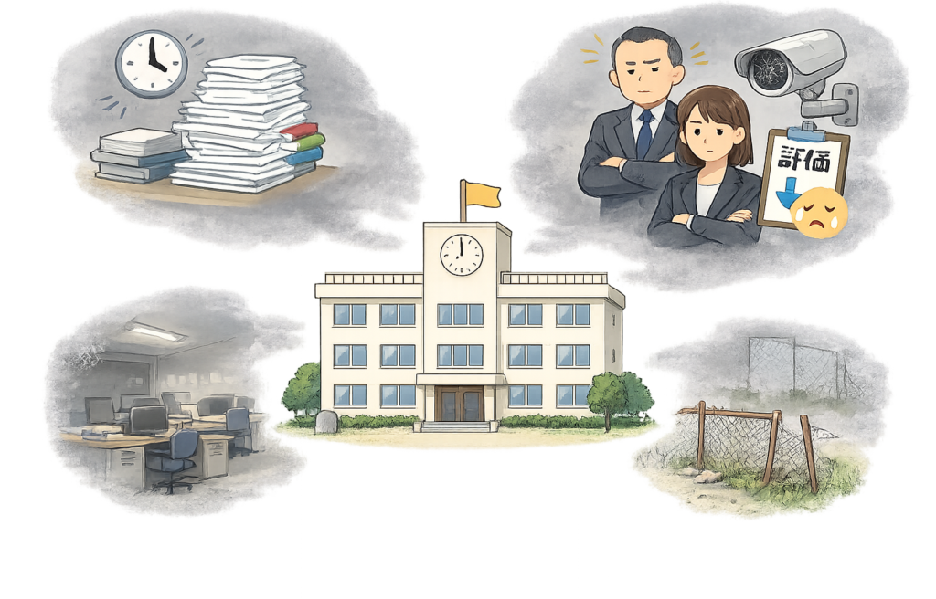 教師がいじめを抱え込む環境要因